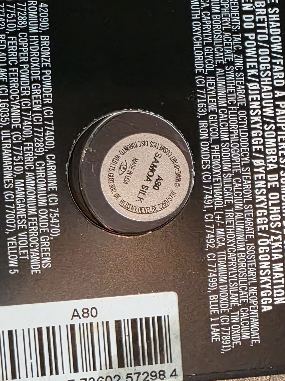 MAC Cosmetics Eyeshadow Single A80 Sandal Silk - Warm Beige Taupe